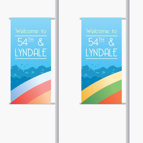 Create a street light pole banner design seen by thousands ever day. Design by TheDreamCity