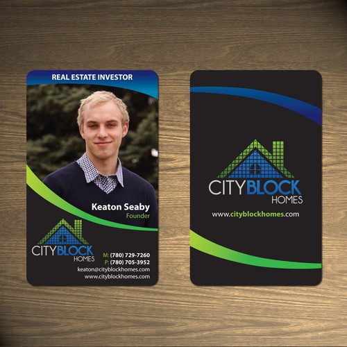 Business Card for City Block Homes!  Design by Tcmenk