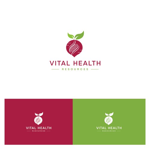 Vital Health Resources Logo Design by smitadesign