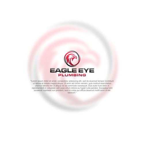 Eye catching and very marketable logo for plumbing company. The company name is Eagle Eye Plumbing Design by ElVano_Eiji ✔