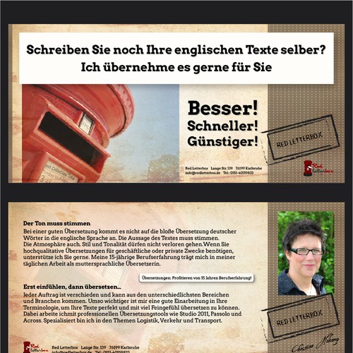 Postcard, flyer or print contest entry by Wfemme