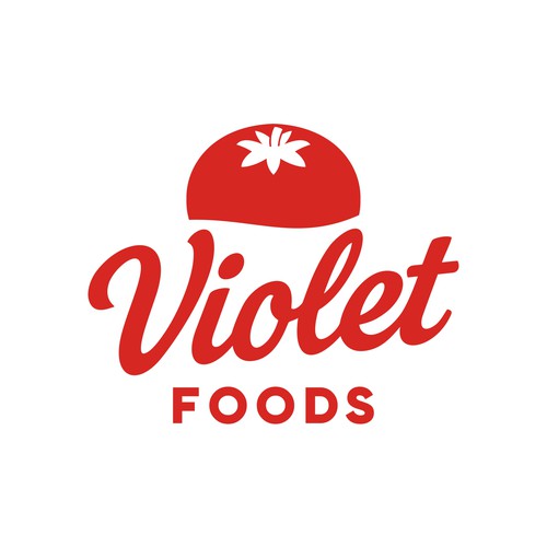 Violet Foods Logo Design by DevDevit   ★ ★ ★ ★ ★
