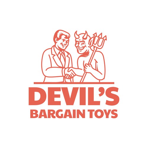 Quirky Retro action figure company logo Design by Nine™