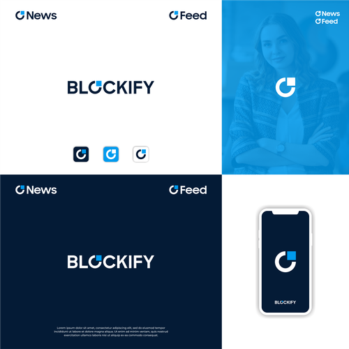 Strong -Powerful -  Professional logo for blockchain technology  company Design by Lyn_