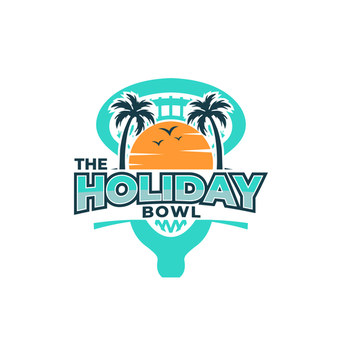 Holiday Bowl Logo Design by D'jwara