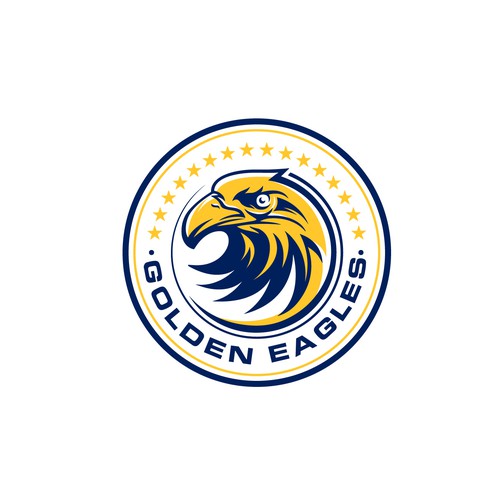 Basketball Team Logo for the 'Golden Eagles' (fast-tracked contest)! Design réalisé par oopz