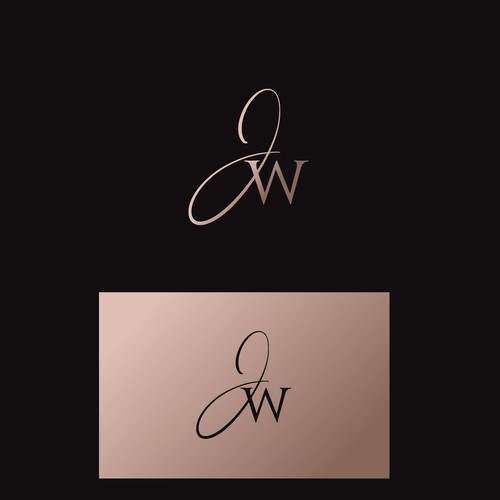 JW Script Logo Diseño de pixeldesign999