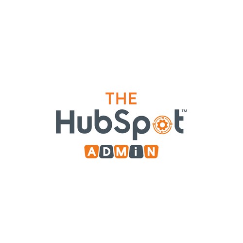 Bold logo that unites and champions the HubSpot Admin Design by QuickCrea™