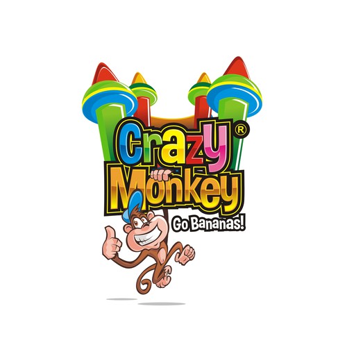 Crazy Monkey--Go Bananas! | Logo design contest