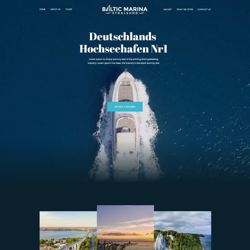 Diseño de página web propuesta en el concurso por Consort Solutions