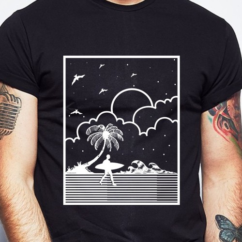 T-shirt designs for t-shirt company. Réalisé par BRTHR-ED