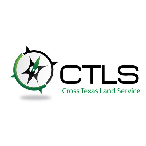 Compass Rose type Logo for a Texas Land Surveying Company Design by Evelina