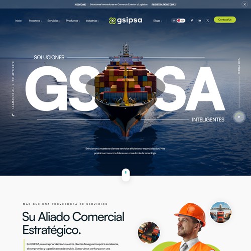 Diseño de páginas web propuesta en el concurso por Isaac Creative