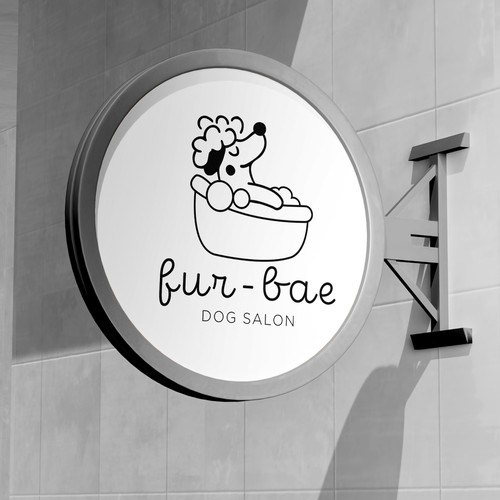 Design a logo/branding for Fur-Bae (slogan: Before Anything Else) luxury dog wellness/lifestyle biz Design by M.I.Thomson
