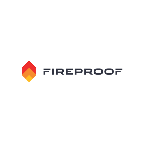 isometric fire logo Design by Trader In Spices