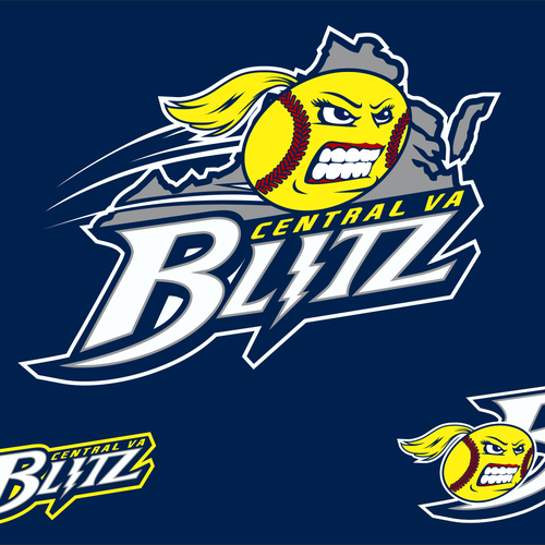 blue angels softball logo