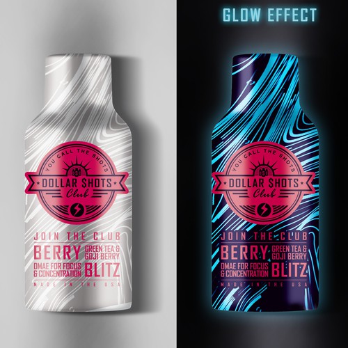 Create an eye-catching energy shot drink bottle design for the relaunch our eCommerce Supplement Shot Co.!! Réalisé par Dimanist