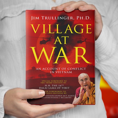 Cover for Third Edition of Classic Work on the Vietnam War. Special Foreword by H.H. the Dalai Lama. Design by Sam Arts Studio