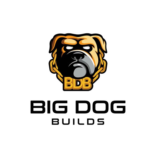 Big Dog Builds Logo Design by Rozart ®