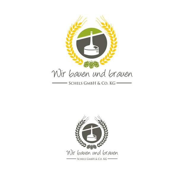 Vintage logo concept for brewery business