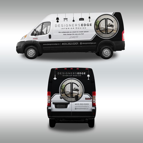 Designs | Creative Van Wrap for Interior Design Firm (Lots of info in ...