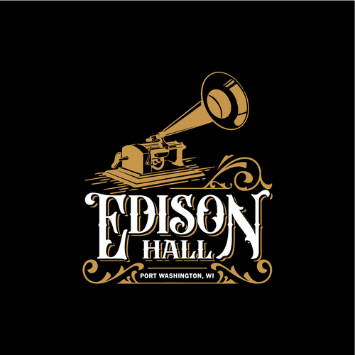 Edison Hall needs a phonograph-inspired logo Ontwerp door flynexus