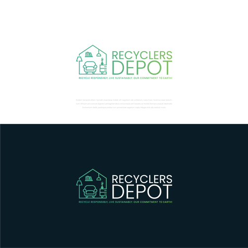 Recyclers Depot, Launching online soon with your help! Design by Jamal Jiare ™