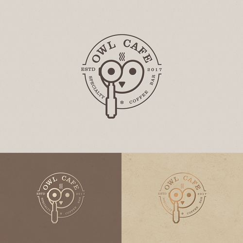 a new coffee shop logo design "owl cafe" Diseño de Jolif