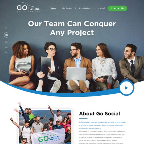 Web development company web-site redesign Design by Webenix Solutions
