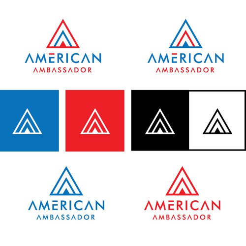 A travel based logo for videos about visiting the US Design von design canvas