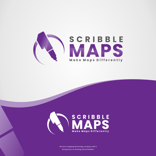Scribble Maps Logo Refresh/Redesign Design by tu2t