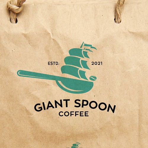 Design a logo for Giant Spoon, a coffee shop based in Santa Fe Design by Fortuna Design