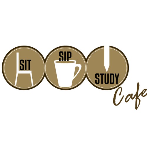 SIT SIP STUDY CAFE! NEW LOGO NEEDED ASAP! Design by LaurenDesign