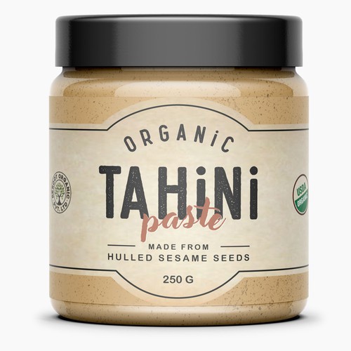 Organic Tahini Label design Design by Lady Goga