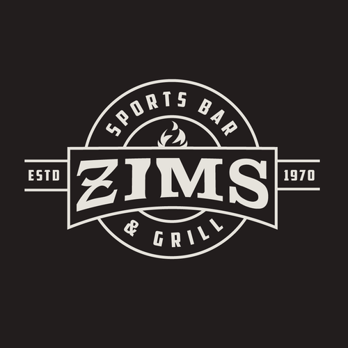 Modernized, bad ass logo for a small town sports bar! Design by Ajoy Paul