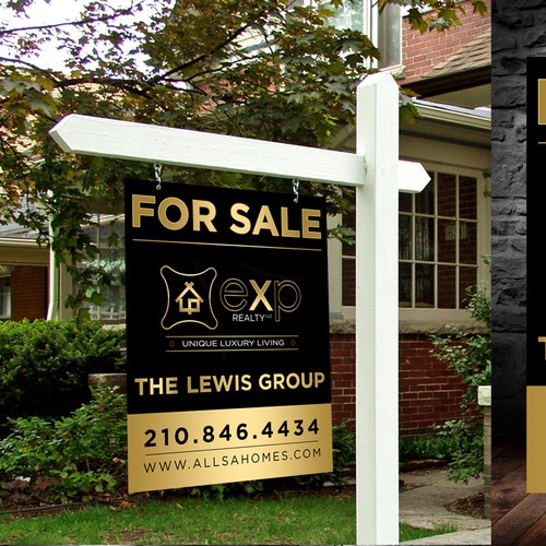 Design a Luxury Real Estate Sign Signage contest