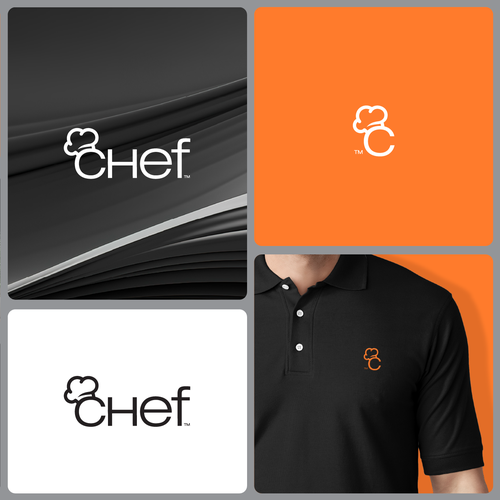 "CHEF": Food & Cooking Social Media Logo Design by ginnraff