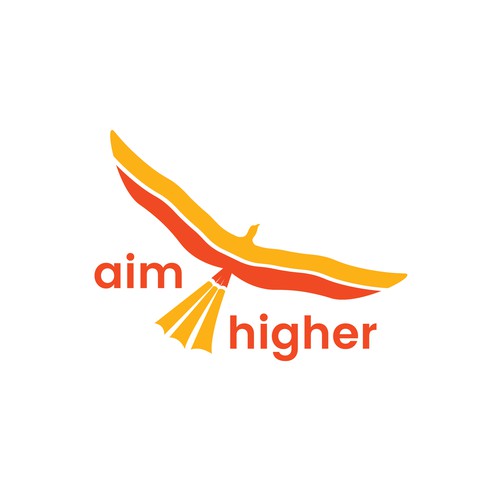 ifdeさんのaim higherデザイン