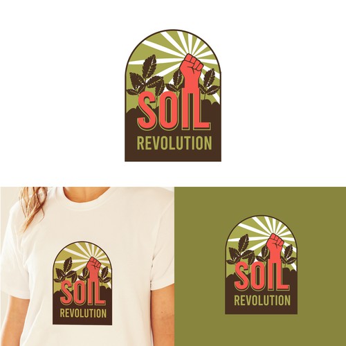 Logo for advocator, educator, and retailer of soil health Design by ramim.studio