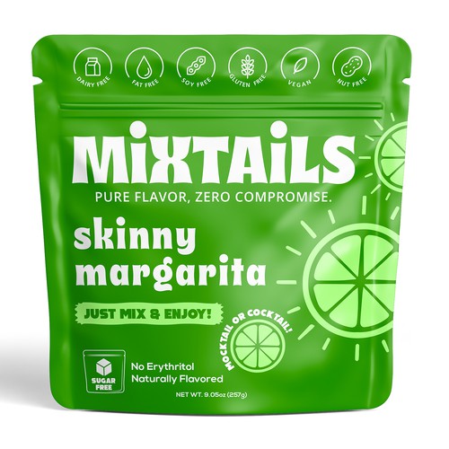 Designs | Packaging for a premium powdered cocktail mix | Product ...