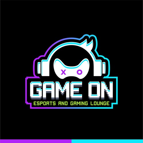 New logo for gaming lounge-ontwerp door rocketstudio