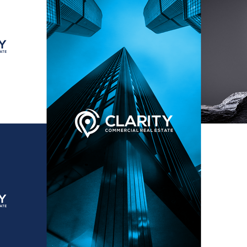 Logo + Brand Guide for Clarity Commercial Real Estate Design by Ronaldy
