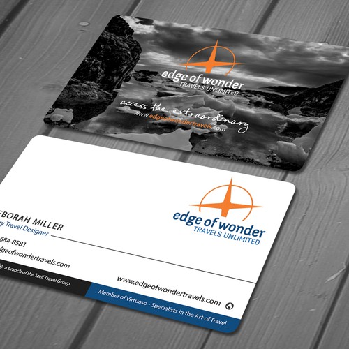 Create a card that exudes the awesomeness of luxury adventure travel Design by deviserpark