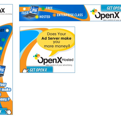 Banner Ad for OpenX Hosted Ad Server Ontwerp door GridDigitals