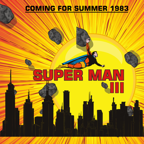 Create your own ‘80s-inspired movie poster! Design by Luminova™
