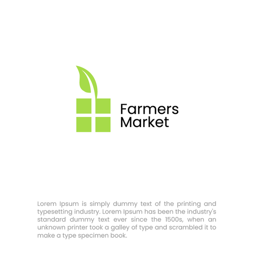 Online Farmers market-ontwerp door m.odin