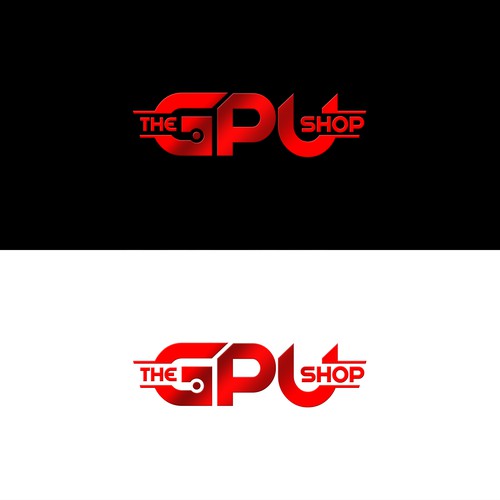 Create a futuristic logo for "The GPU Shop" Design by tetu sign