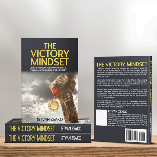 Design a powerful "Victory Mindset" book cover [no boring designers allowed!] Design réalisé par T.Primada