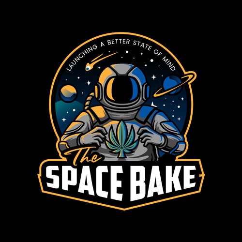 The Space Bake, Exploring different worlds in your mind. Lets Gooooo! Design by Zacky Tambean