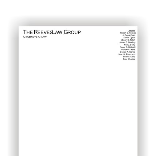 Law Firm Letterhead Design Réalisé par kribzz